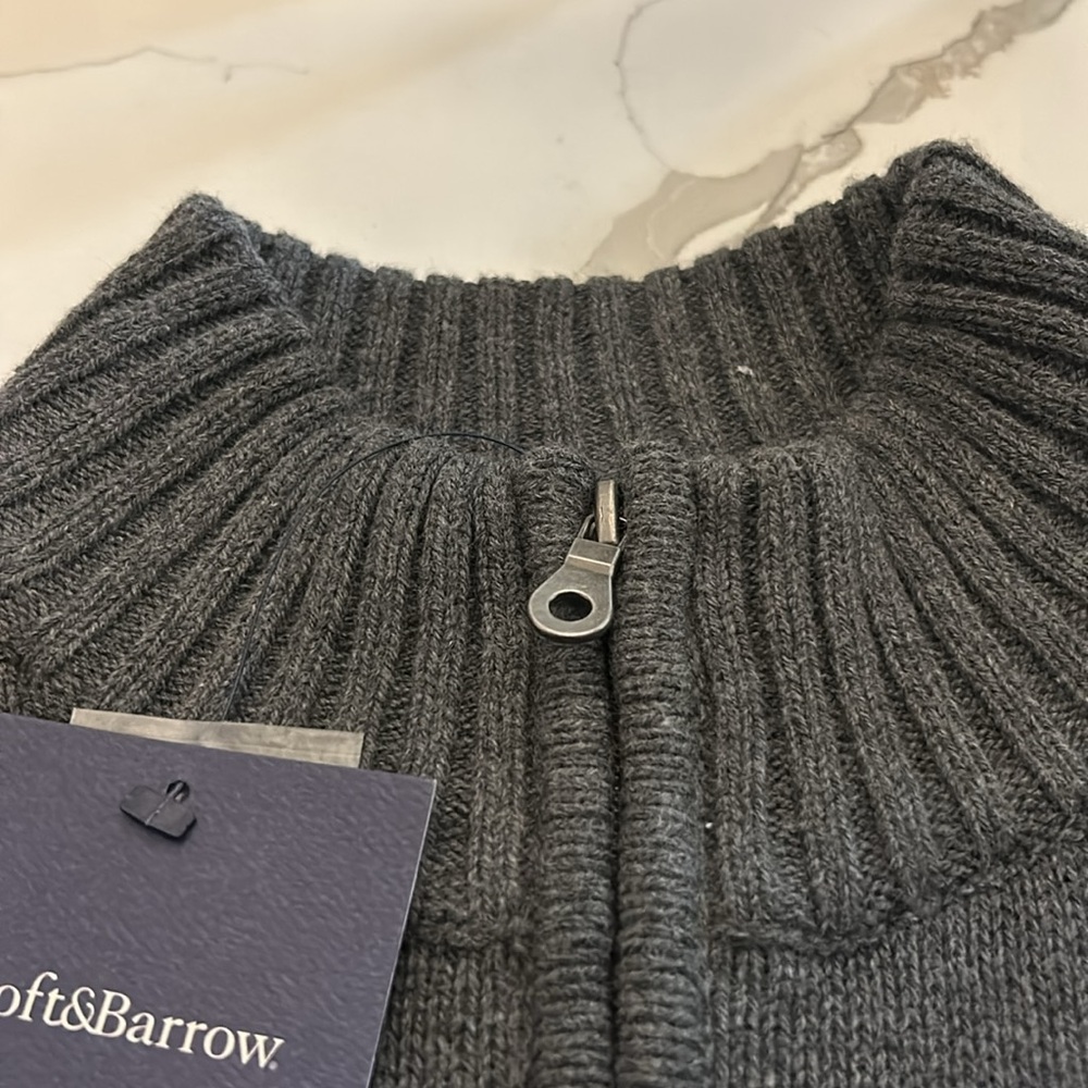 Croft & Barrow Men’s 1/4 Zip Sweater 
Iron grey - Picture 2 of 9